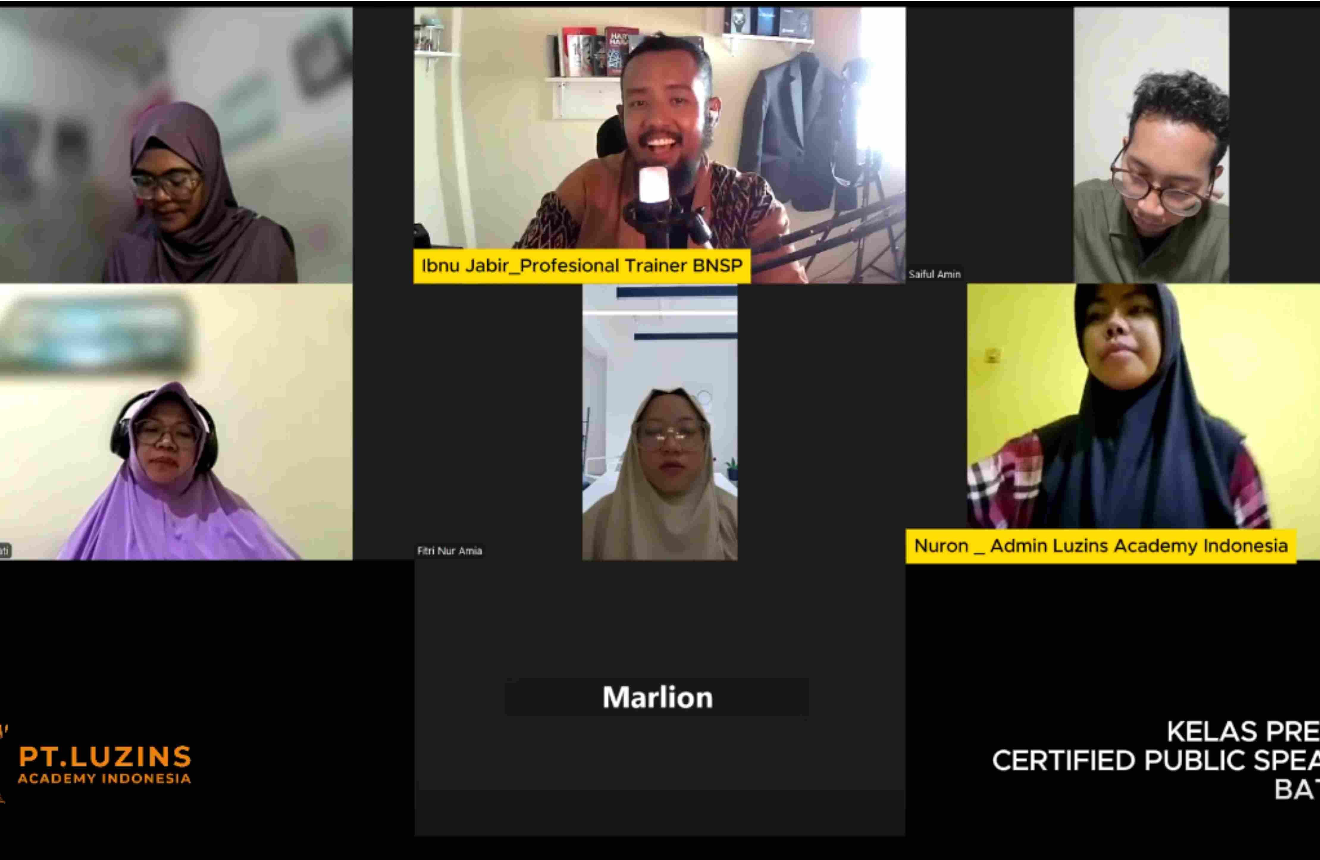 Sesi training online